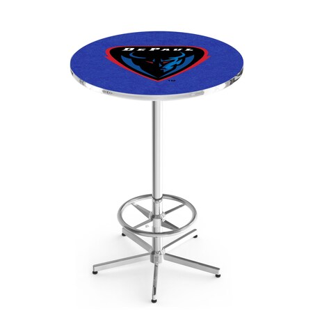 Holland Bar Stool Co 42" Chrome DePaul Pub Table L216C4228DePaul